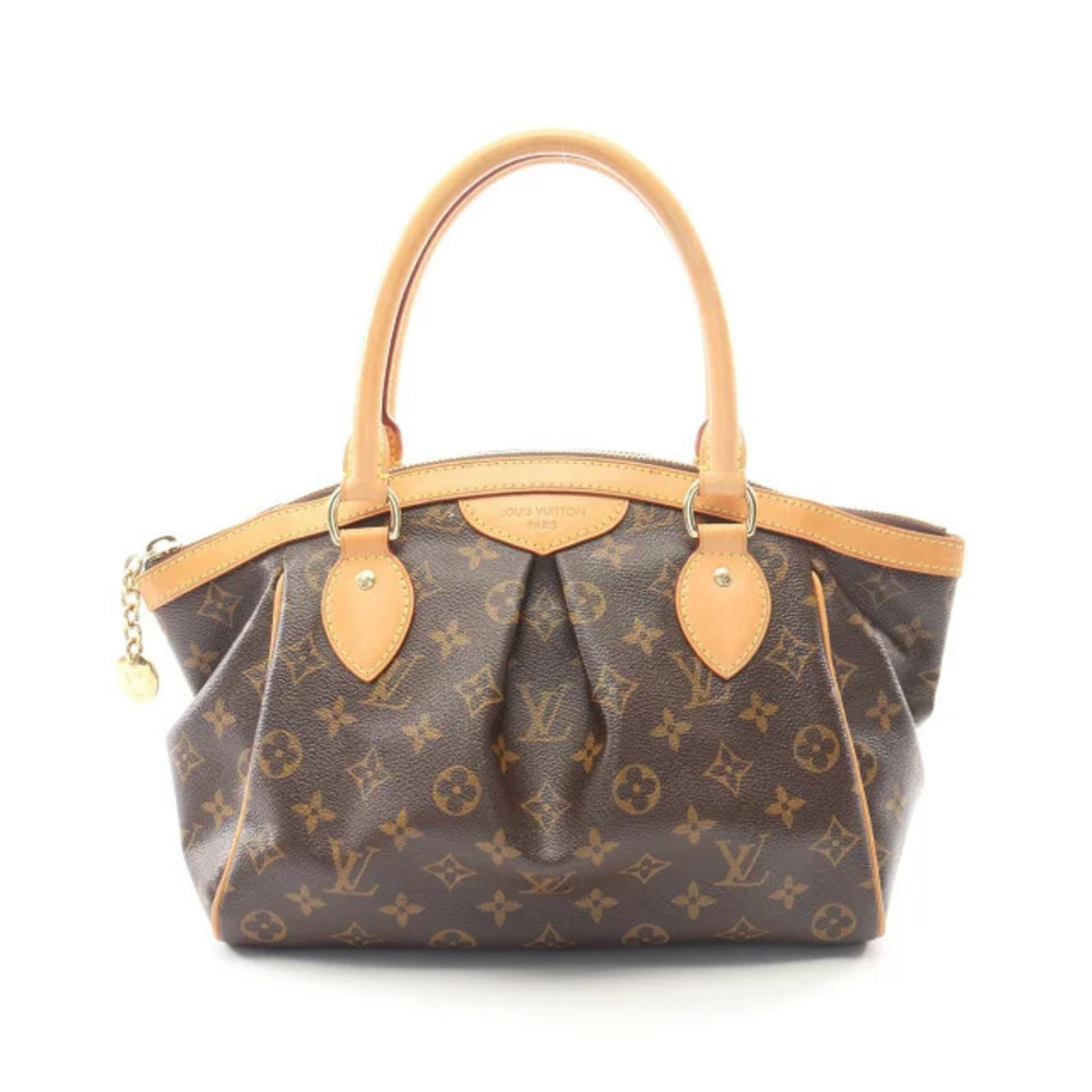 Louis Vuitton Tivoli Monogram Handbag Canvas Leather Brown